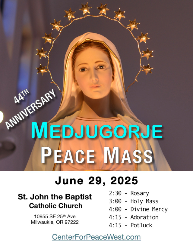 44th Anniversary Peace Mass